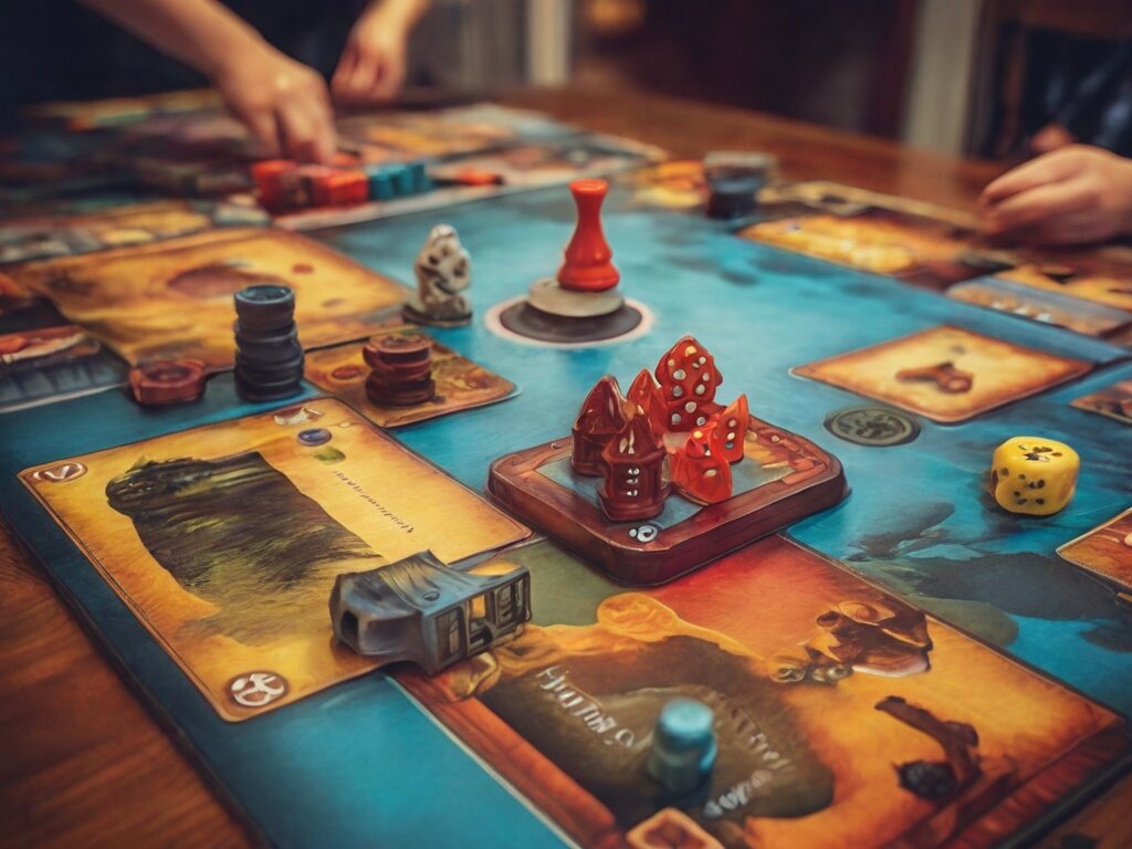 Pessoas jogando jogos de tabuleiro